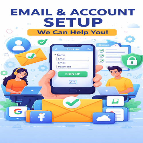timor digital service center email account setup